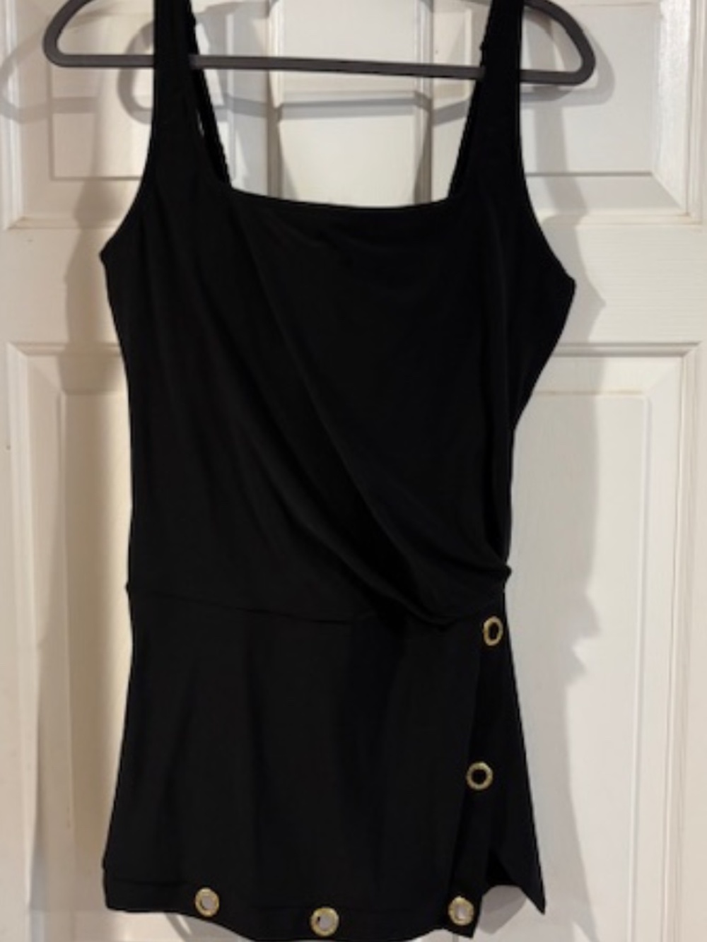 Beyond Control Black and accented Bathing suit- SZ 16